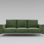 FENIX ТДФ во текстил - Правите линии, модерниот дизајн и несекојдневните ногарки и даваат елеганција на гарнитурата Феникс. Достапна е како тросед/двосед/фотелја и повеќе димензии на аголна гарнитура.