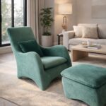 Фотелја ПАЛМЕР со табуретка, Експонат