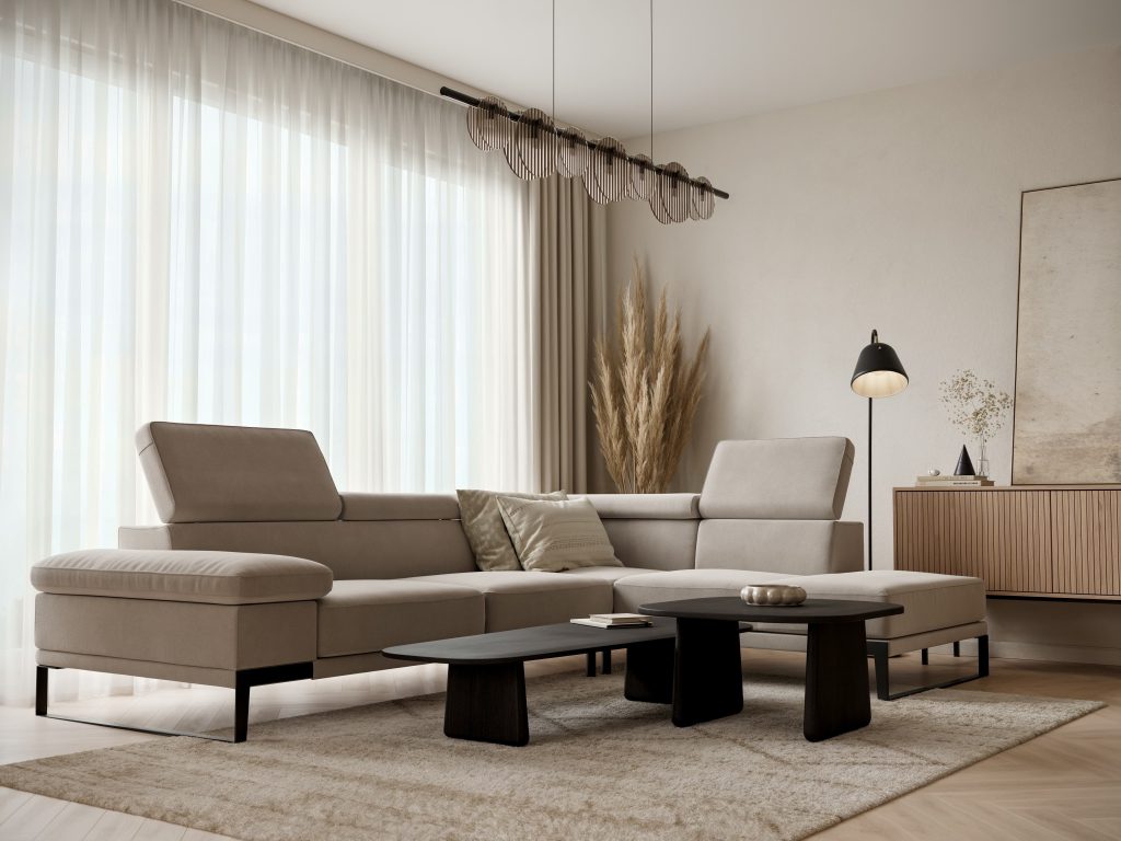 IBIZA аголна гарнитура во кожа