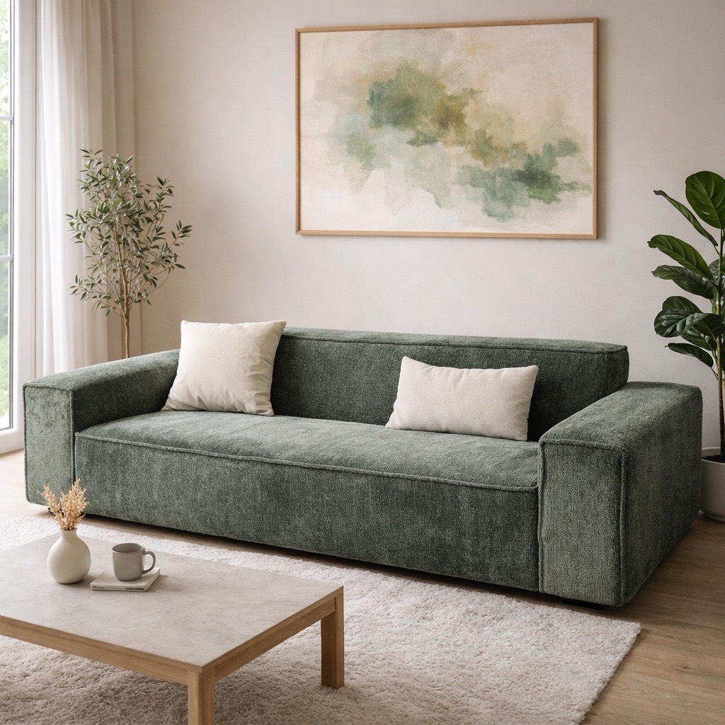 B4C02A35-EECD-4EBE-A416-F6B8E3AE79D6 КОМО софа во штоф/микрофибер - Image 1