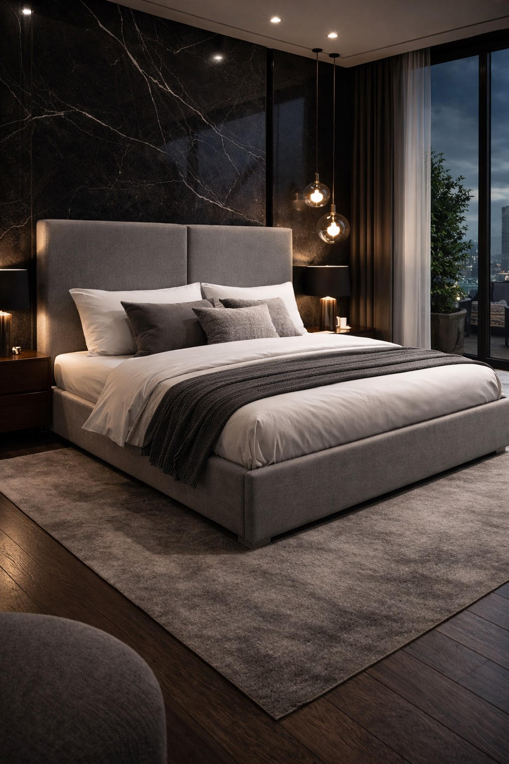 mona bed Кревет MONA во штоф, Експонат 180*200 - Image 1