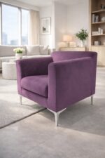 Фотелја OSLO виолетова