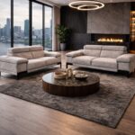 Тросед и двосед IBIZA Експонат во водоотпорен микрофибер